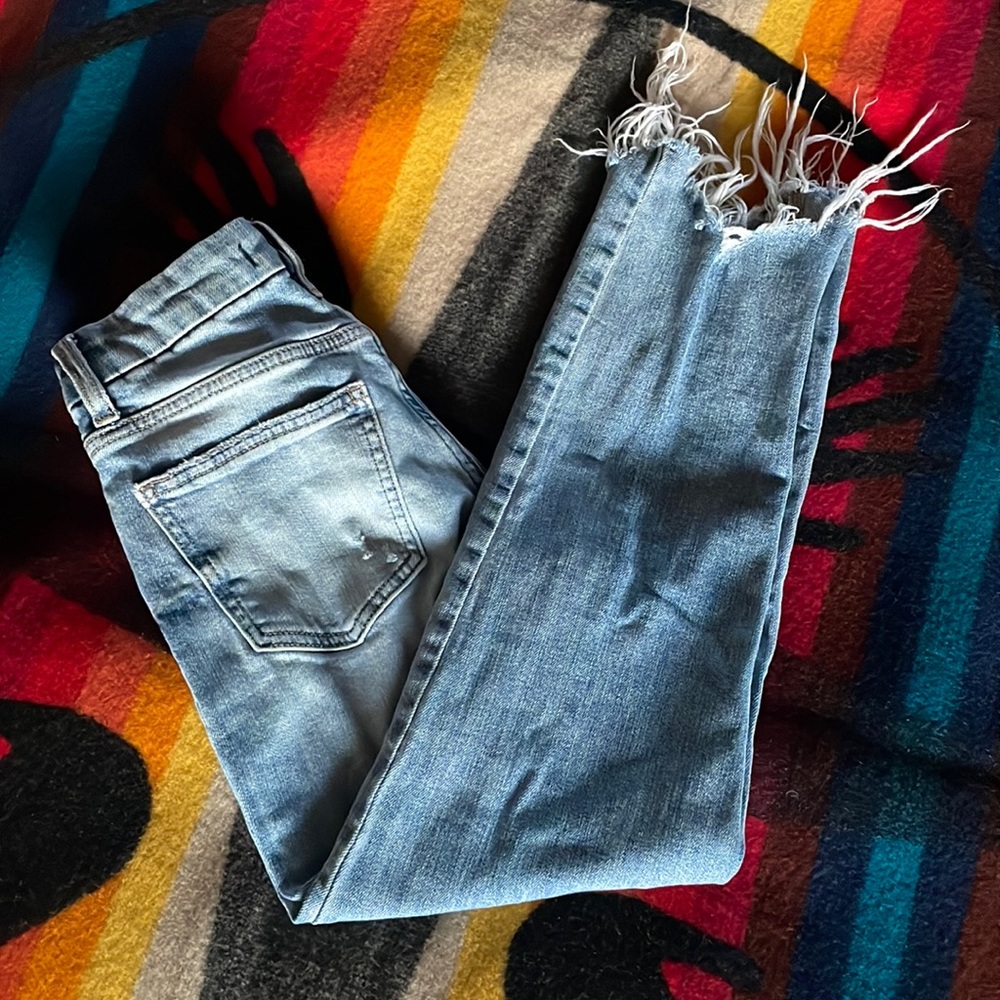 KanCan High Rise Straight Jeans